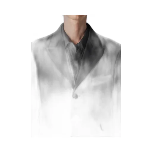 Wool Gabardine Peacked Lapel 2-Button Jacket