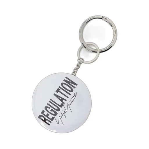 Combination Knitted Key Charm With Mirror