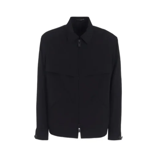 Wool Gabardine Storm Shield Blouson