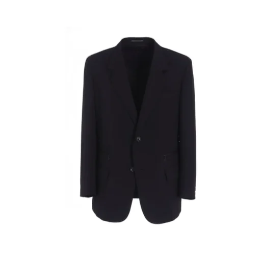 Wool Gabardine Left And Right Change Pocket Jacket