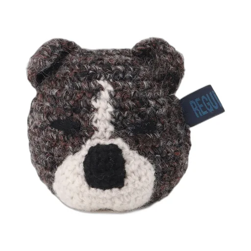 Combination Knitted Key Charm With Mirror