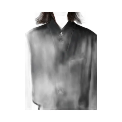 Wool Gabardine Left And Right Change Pocket Jacket