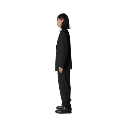 Wool Gabardine Left And Right Change Pocket Jacket