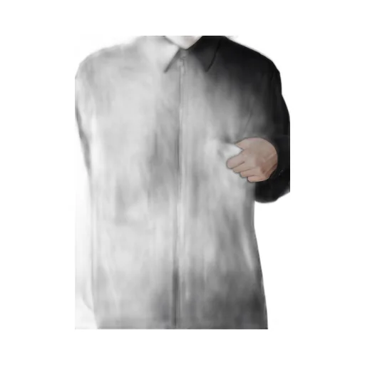 Cotton Flannel Chain Stitch Front Zip Shirt