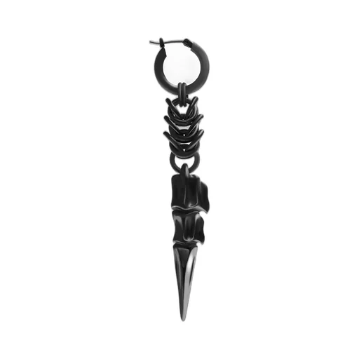 Brass Gun Metal Anarchess Earring