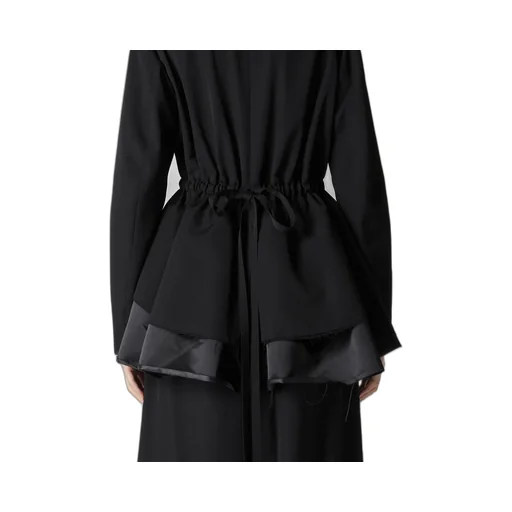 Gabardine Peplum Jacket