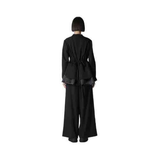 Gabardine Peplum Jacket