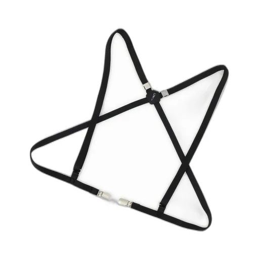 Not Leather Wave Designed Slim Suspender