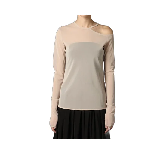 Pe Tulle Cutting Detail Tight Tee