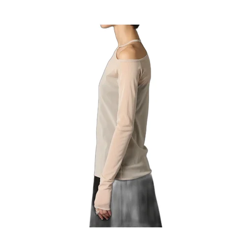 Pe Tulle Cutting Detail Tight Tee