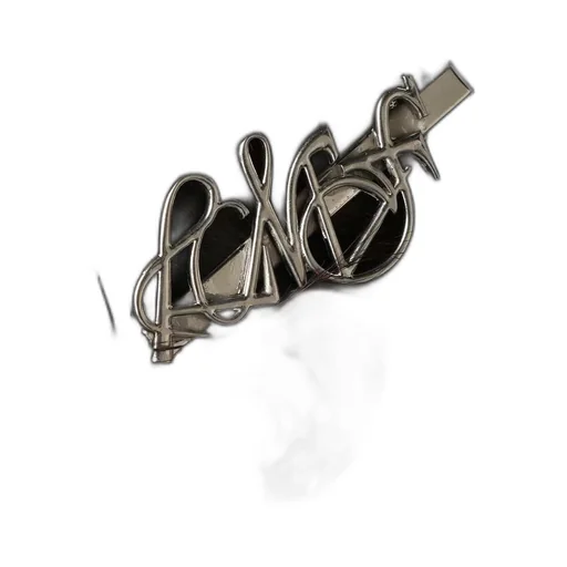 Brass Logo Hair Pin