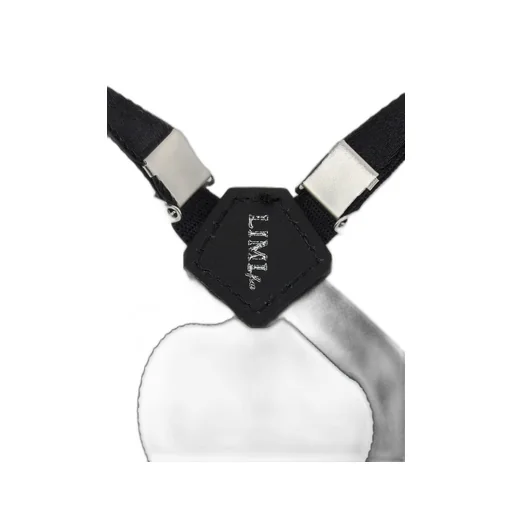 Not Leather Wave Designed Slim Suspender