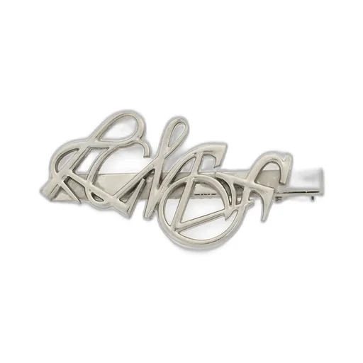 Brass Logo Hair Pin