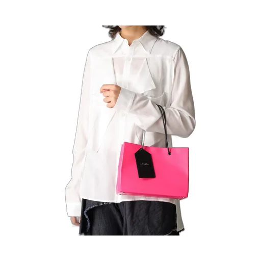 Original Pink Leather Shopping Bag A
