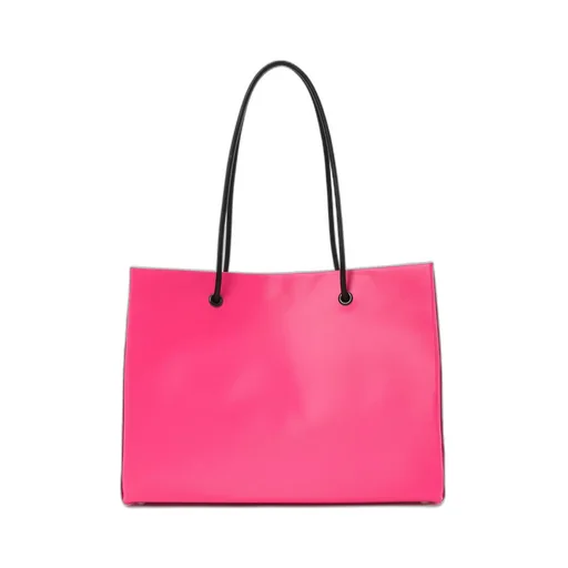 Original Pink Leather Shopping Bag A