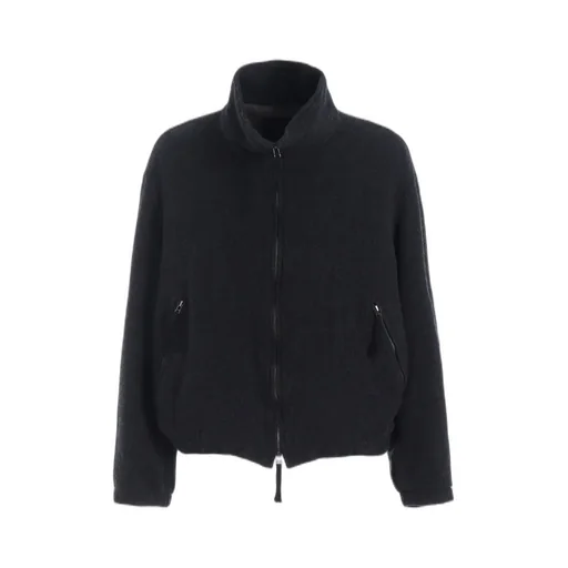 Wool Gauze Zip-Front Jacket