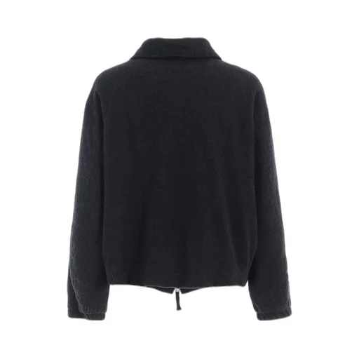 Wool Gauze Zip-Front Jacket