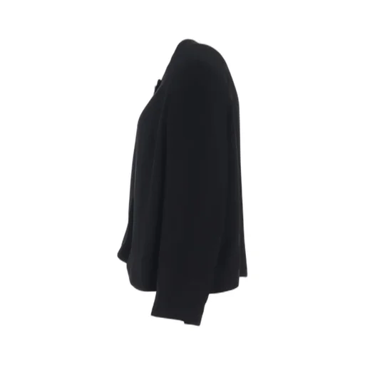 Double Satin Collarless Jacket