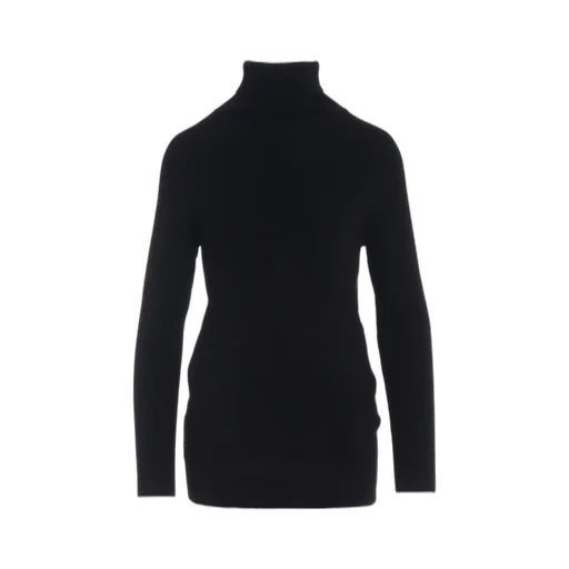 Standard W/Washable Plain Stitch Long Turtle Knitwear