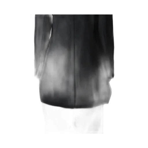 Wool Gabardine Back Long Jacket