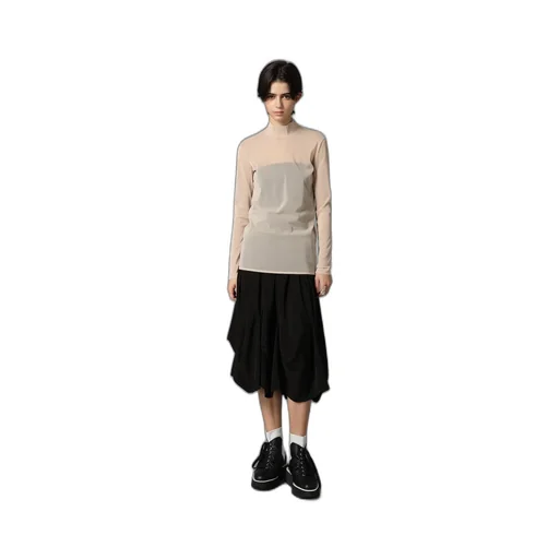 Pe Tulle High Neck Pullover