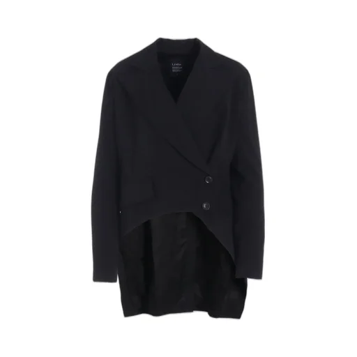 Wool Gabardine Back Long Jacket