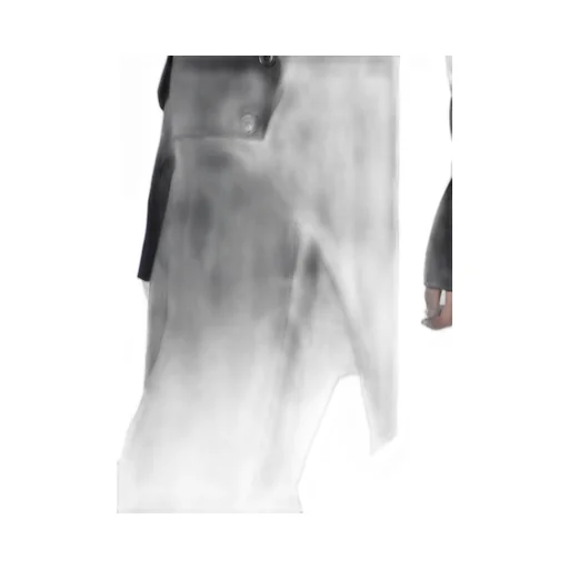 Wool Gabardine Back Long Jacket