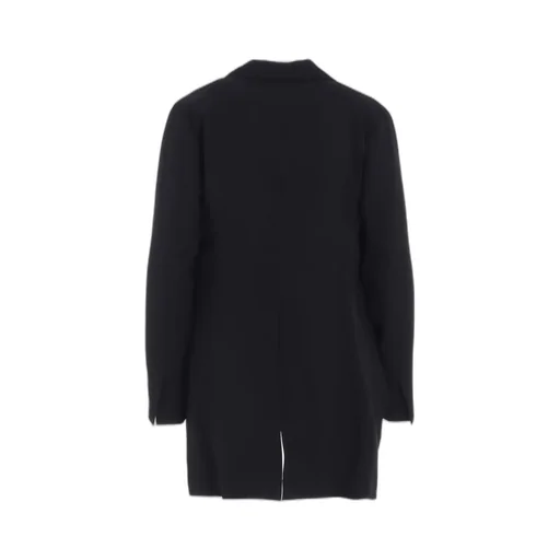 Wool Gabardine Back Long Jacket