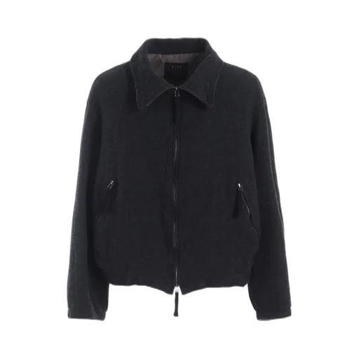 Wool Gauze Zip-Front Jacket