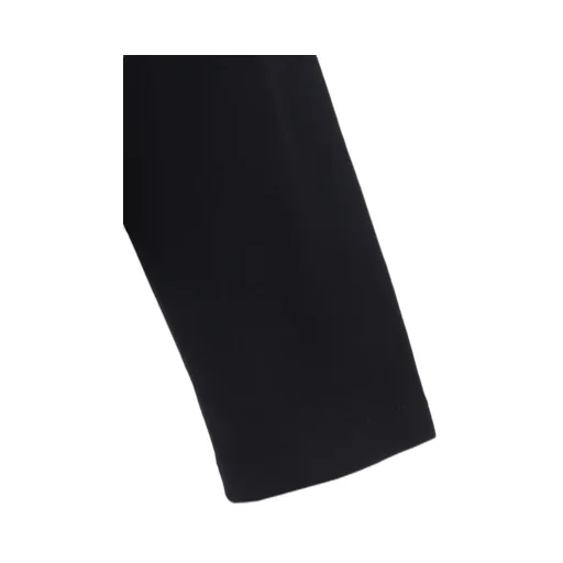 Ribbon Tape Detail Long-Sleeve Long T-Shirt