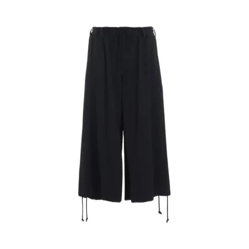 Washer Wool Gabardine Hakama Balloon Pants