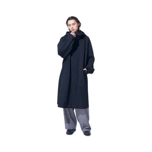 Washer Wool Gabardine Military Coat