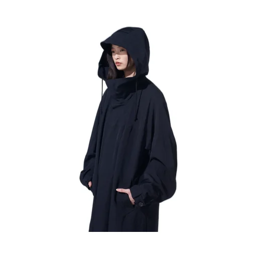 Washer Wool Gabardine Military Coat