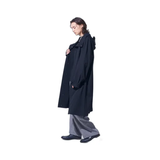 Washer Wool Gabardine Military Coat
