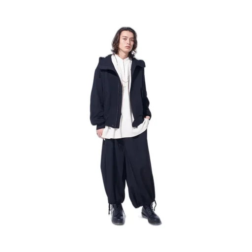 Washer Wool Gabardine Hakama Balloon Pants