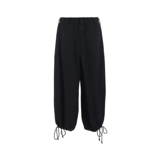 Washer Wool Gabardine Hakama Balloon Pants