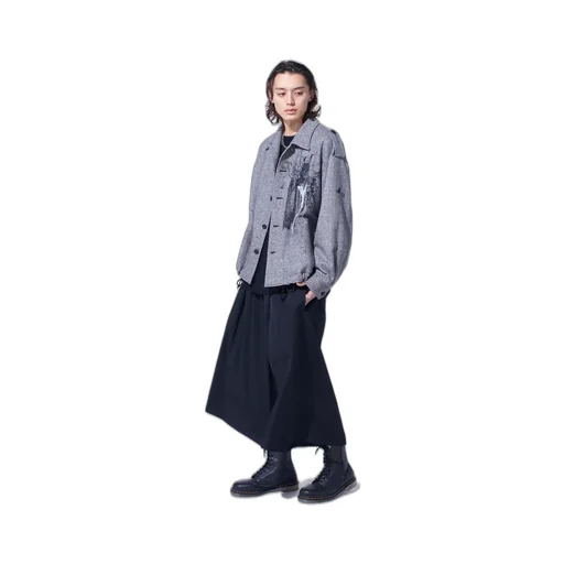 Washer Wool Gabardine Culotte Pants
