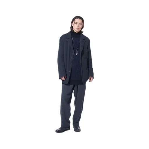 Wool Gauze Semi-Peaked Jacket