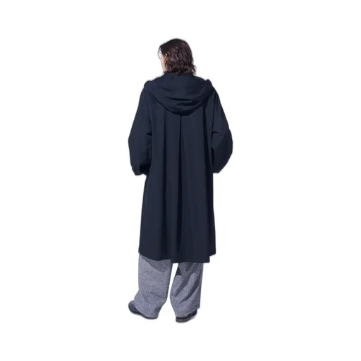 Washer Wool Gabardine Military Coat