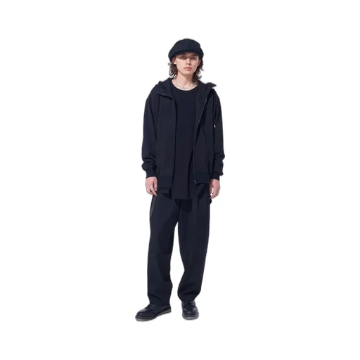 Washer Wool Gabardine 2 Tuck Suspender Pants