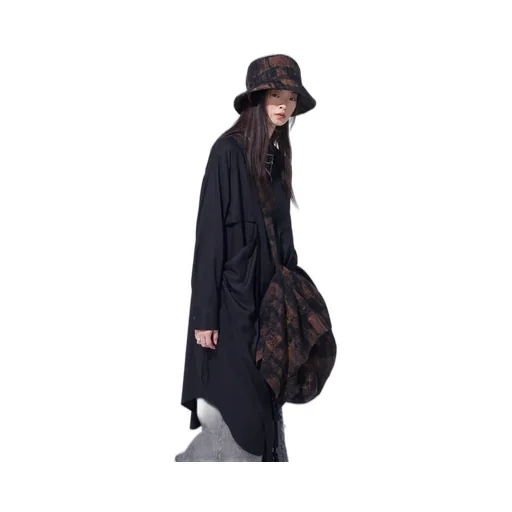 Check Jacquard Draped Shoulder Bag