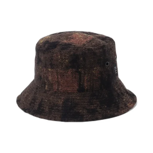 Check Jacquard Bucket Hat