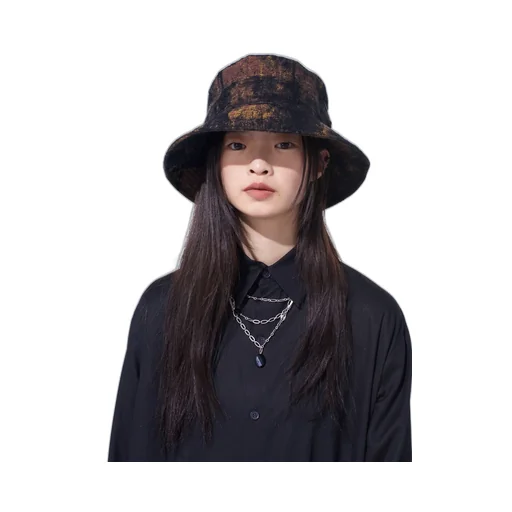 Check Jacquard Bucket Hat