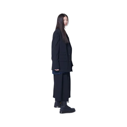 Washer Wool Gabardine Change Pocket Tailored Jacket
