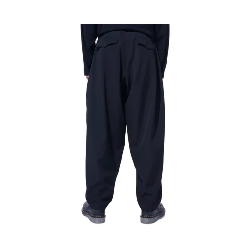 Washer Wool Gabardine 2 Tuck Suspender Pants