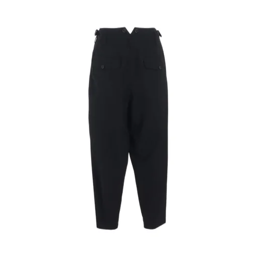 Washer Wool Gabardine 2 Tuck Suspender Pants