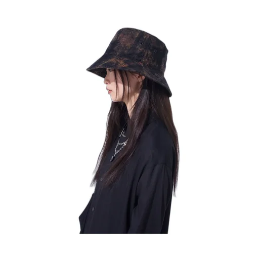 Check Jacquard Bucket Hat