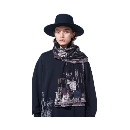 Patchwork Cut Jacquard Stole
