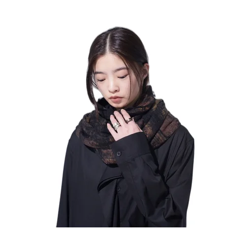Check Jacquard Stole