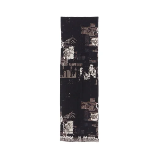 Patchwork Cut Jacquard Stole